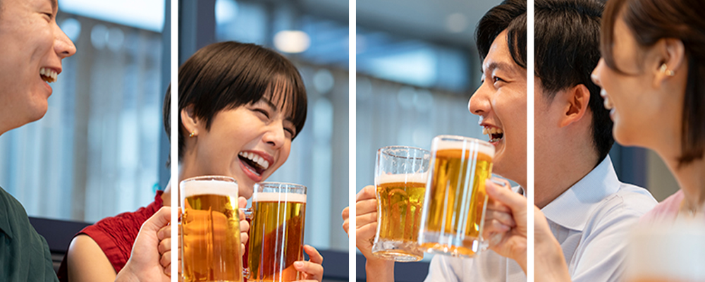 友人・仲間との食事に